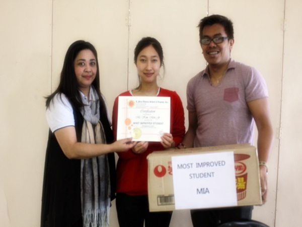 most improved student