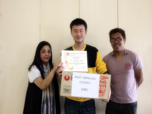 Most improved student